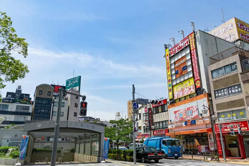 平井駅前の風景