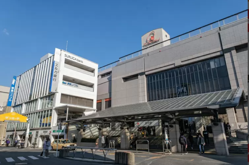 日吉駅前の風景